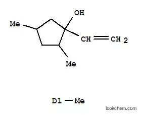 Molecular Structure of 84030-60-4 (Cyclopentanol,1-ethenyl-2,2,4(or 2,4,4)-trimethyl- (9CI))