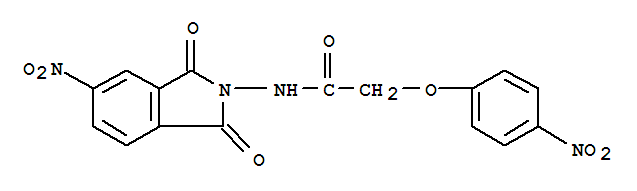 84160-99-6,N-(5-nitro-1,3-dioxo-1,3-dihydro-2H-isoindol-2-yl)-2-(4-nitrophenoxy)acetamide,NSC367259