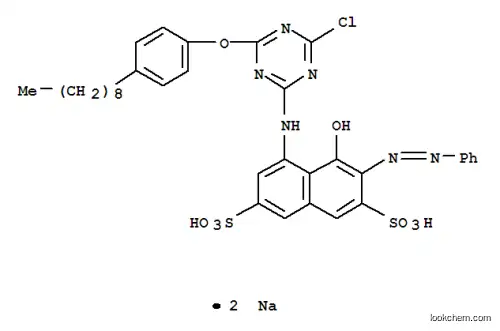 Molecular Structure of 84852-25-5 (disodium 5-[[4-chloro-6-(4-nonylphenoxy)-1,3,5-triazin-2-yl]amino]-4-hydroxy-3-(phenylazo)naphthalene-2,7-disulphonate)