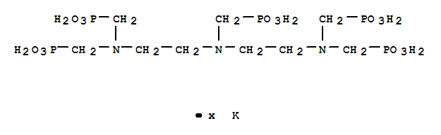 Phosphonicacid,P,P',P'',P'''-[[(phosphonomethyl)imino]bis[2,1-ethanediylnitrilobis(methylene)]]tetrakis-,potassium salt (1: )