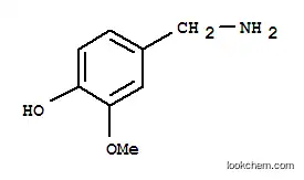 Molecular Structure of 848812-86-2 (Phenol,4-(aminomethyl)-2-methoxy-, labeled with carbon-14 (9CI))