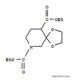 Molecular Structure of 85118-35-0 (diethyl 1,4-dioxa-7-azaspiro[4.5]decane-7,10-dicarboxylate)