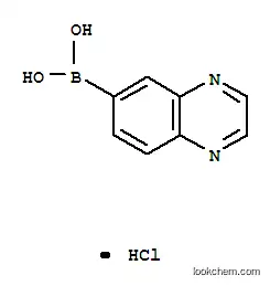 Molecular Structure of 852362-25-5 (BENZOPYRAZINE-6-BORONIC ACID HCL)