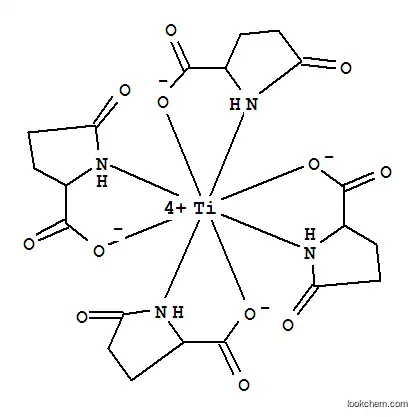 Molecular Structure of 85392-57-0 (Titanium,tetrakis(5-oxoprolinato-kN1,kO2)- (9CI))
