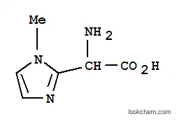 Molecular Structure of 85692-43-9 (Amino-(1-methyl-1H-imidazol-2-yl)-aceticacid)