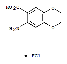 7-amino-2,3-dihydrobenzo[b][1,4]dioxine-6-carboxylic acid hydrochloride
