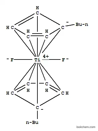 Molecular Structure of 85722-07-2 (BIS(BUTYLCYCLOPENTADIENYL)DIFLUOROTITANIUM (IV))