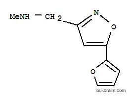 Molecular Structure of 857348-51-7 (N-[[5-(2-FURYL)ISOXAZOL-3-YL]METHYL]-N-METHYLAMINE)
