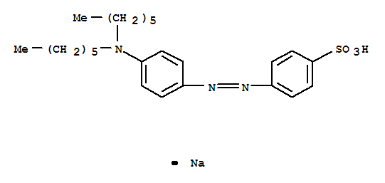 Benzenesulfonic acid, 4-[2-[4-(dihexylamino)phenyl]diazenyl]-, sodium salt (1:1)