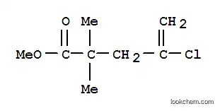 Molecular Structure of 86799-85-1 (METHYL 4-CHLORO-2,2-DIMETHYL-4-PENTENOATE)