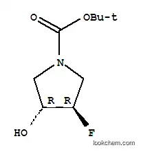 Molecular Structure of 869481-93-6 (3-fluoro-4-hydoxy-N- Boc ...)