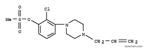 Molecular Structure of 871355-78-1 (3-(4-ALLYLPIPERAZIN-1-YL)-2-CHLOROPHENYL METHANESULFONATE)