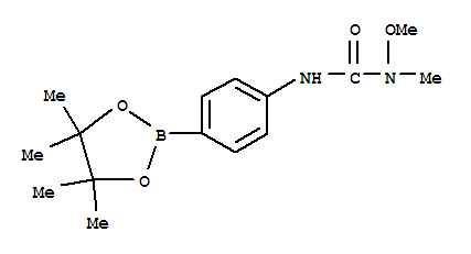 urea,N-methoxy-n-methyl-N-(4-4,4,5,5-tetramethy（1,3,2-dioxabor0lan-2-yl)phenyl cas no. 874297-84-4 98%