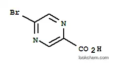 Molecular Structure of 876161-05-6 (5-BROMO-2-PYRAZINECARBOXYLIC ACID)