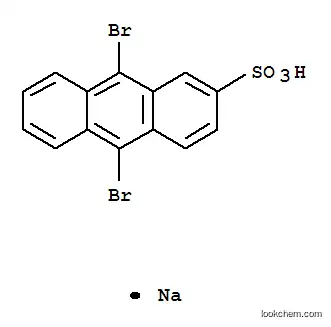 Molecular Structure of 87796-18-7 (9,10-Dibromoanthracene-2-sulfonic Acid, Sodium Salt)