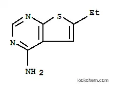 Molecular Structure of 879873-49-1 (6-ETHYLTHIENO[2,3-D]PYRIMIDIN-4-AMINE)