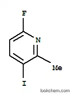 Molecular Structure of 884495-23-2 (6-Fluoro-3-iodo-2-methylpyridine)