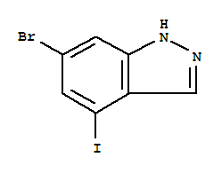 1H-Indazole, 6-bromo-4-iodo-
