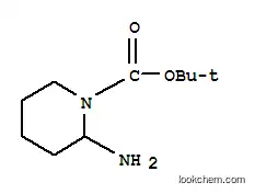 Molecular Structure of 885954-09-6 (TERT-BUTYL 2-AMINOPIPERIDINE-1-CARBOXYLATE)