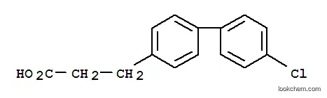 Molecular Structure of 893641-18-4 ([1,1'-Biphenyl]-4-propanoicacid, 4'-chloro-)