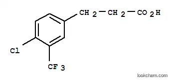 Molecular Structure of 900027-15-8 (3-[4-CHLORO-3-(TRIFLUOROMETHYL)PHENYL]PROPIONIC ACID)