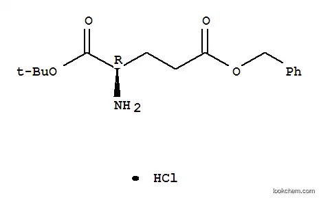 Molecular Structure of 90159-60-7 (H-D-GLU(OBZL)-OTBU HCL)