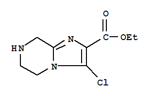 ethyl 3-chloro-5,6,7,8-tetrahydroimidazo[1,2-a]pyrazine-2-carboxylate hydrochloride