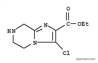 Molecular Structure of 903130-23-4 (ETHYL 3-CHLORO-5,6,7,8-TETRAHYDROIMIDAZO[1,2-A]PYRAZINE-2-CARBOXYLATE)