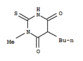 90565-95-0,5-butyl-1-methyl-2-thioxodihydropyrimidine-4,6(1H,5H)-dione,Barbituric acid, 5-butyl-1-methyl-2-thio- (7CI); NSC 120739