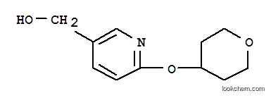 Molecular Structure of 906352-79-2 (5-(Hydroxymethyl)-2-(tetrahydropyran-4-yloxy)pyridine)