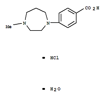 4-(4-Methylperhydro-1,4-diazepin-1-yl)benzoic acid hydrochloride hydrate 95+%