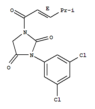 90815-33-1,3-(3,5-dichlorophenyl)-1-[(2E)-4-methylpent-2-enoyl]imidazolidine-2,4-dione,