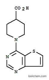 Molecular Structure of 910037-25-1 (1-(Thieno[3,2-d]pyrimidin-4-yl)piperidine-4-carboxylic acid)