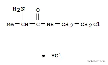 Molecular Structure of 91159-31-8 (N-(2-chloroethyl)alaninamide)