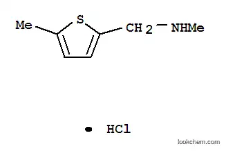 Molecular Structure of 912569-78-9 (2-Methyl-5-[(methylamino)methyl]thiophene hydrochloride)