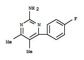 4-(4-FLUOROPHENYL)-5,6-DIMETHYLPYRIMIDIN-2-AMINE