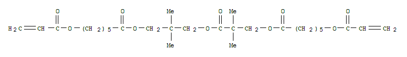 91381-58-7,HYDROXYPIVALYL HYDROXYPIVALATE,Hexanoicacid, 6-[(1-oxo-2-propenyl)oxy]-,3-[2,2-dimethyl-1-oxo-3-[[1-oxo-6-[(1-oxo-2-propenyl)oxy]hexyl]oxy]propoxy]-2,2-dimethylpropylester (9CI); HX 220; Kayarad HX 220