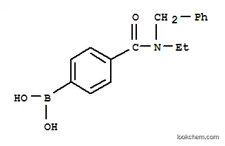 Molecular Structure of 913835-41-3 (4-(BENZYL(ETHYL)CARBAMOYL)PHENYLBORONIC ACID)