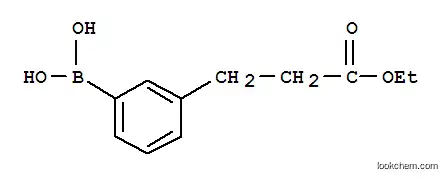 Molecular Structure of 913835-82-2 (3-(2-ETHOXYCARBONYLETHYL)BENZENEBORONIC ACID 97)