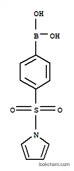Molecular Structure of 913835-90-2 (4-(1H-PYRROL-1-YLSULPHAMOYL)BENZENEBORONIC ACID 98)