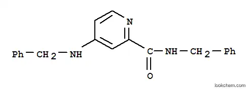 Molecular Structure of 913836-29-0 (N-BENZYL-4-(BENZYLAMINO)PICOLINAMIDE)