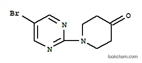 Molecular Structure of 914347-64-1 (1-(5-BROMOPYRIMIDIN-2-YL)-4-PIPERIDINONE)