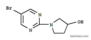 Molecular Structure of 914347-70-9 (1-(5-BROMOPYRIMIDIN-2-YL)-3-PYRROLIDINOL)