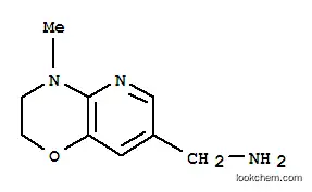 Molecular Structure of 915707-59-4 ((4-methyl-3,4-dihydro-2h-pyrido[3,2-b][1,4]oxazin-7-yl)methylamine)