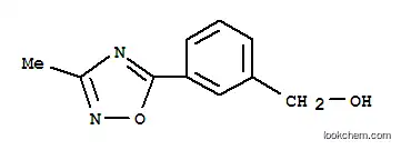 Molecular Structure of 916766-84-2 (3-(3-Methyl-1,2,4-oxadiazol-5-yl)benzyl alcohol)
