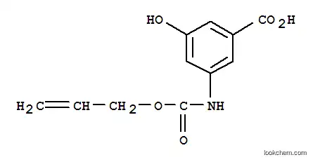 Molecular Structure of 916766-99-9 (3-{[(allyloxy)carbonyl]amino}-5-hydroxybenzoic acid)