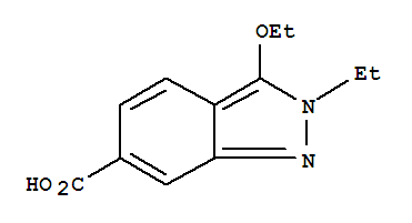 2H-Indazole-6-carboxylic acid, 3-ethoxy-2-ethyl-