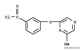 Molecular Structure of 921938-93-4 (3-[(6-Methylpyrazin-2-yl)oxy]benzoyl chloride)