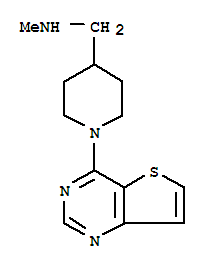 4-Piperidinemethanamine,N-methyl-1-thieno[3,2-d]pyrimidin-4-yl-