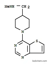 Molecular Structure of 921939-04-0 (4-{4-[(Methylamino)methyl]piperidin-1-yl}thieno[3,2-d]pyrimidine)